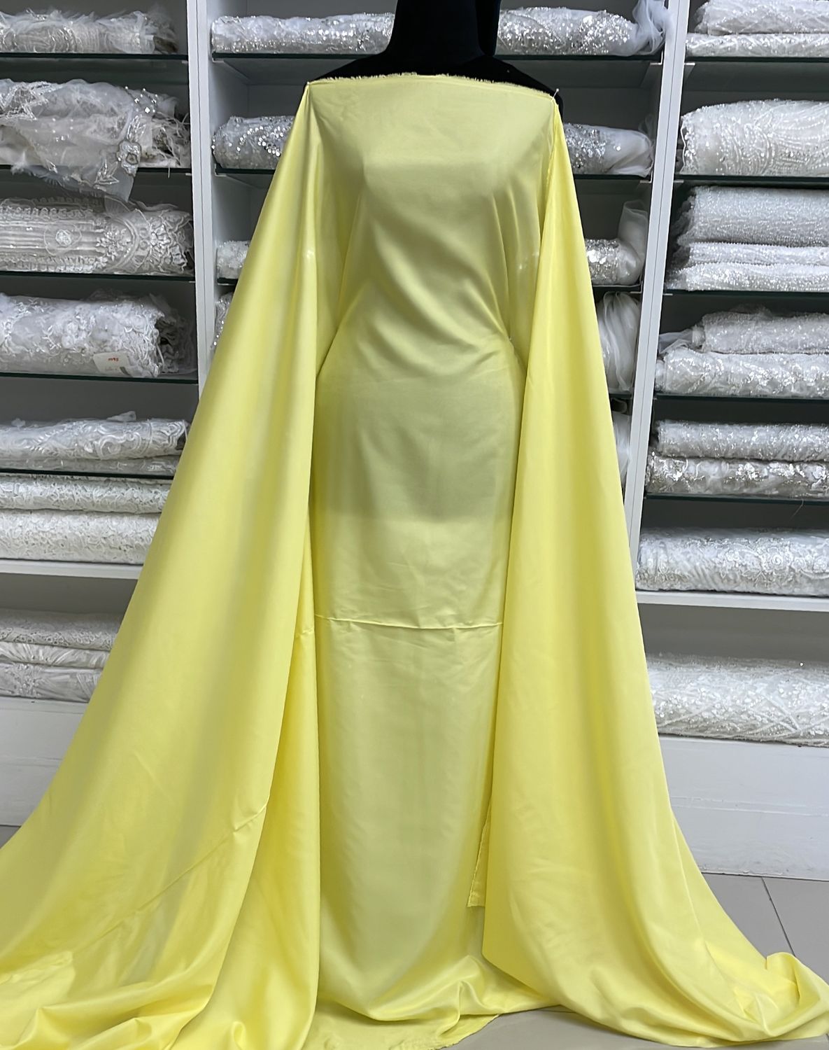 [ 19468 ] Lining Pongee/150/5g/LEMON per Meter