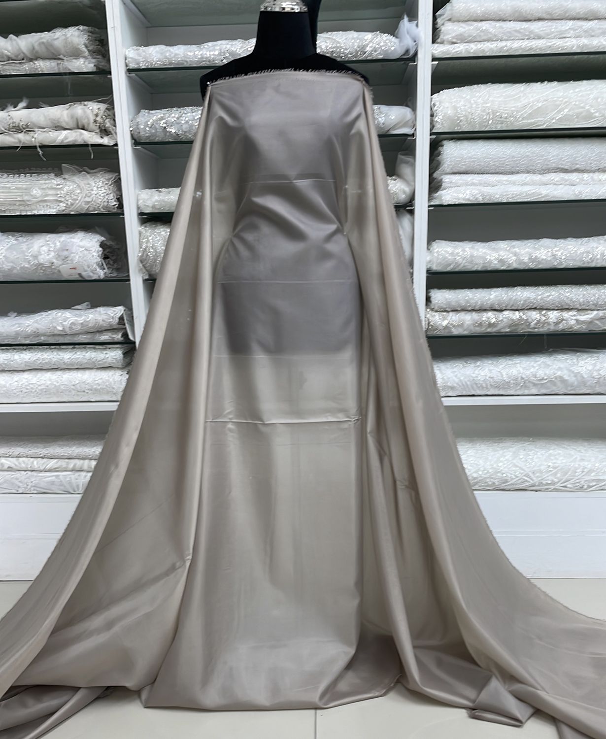 [ LT-PB-A190-04 ] Lining Taffeta 150w Stone per Meter