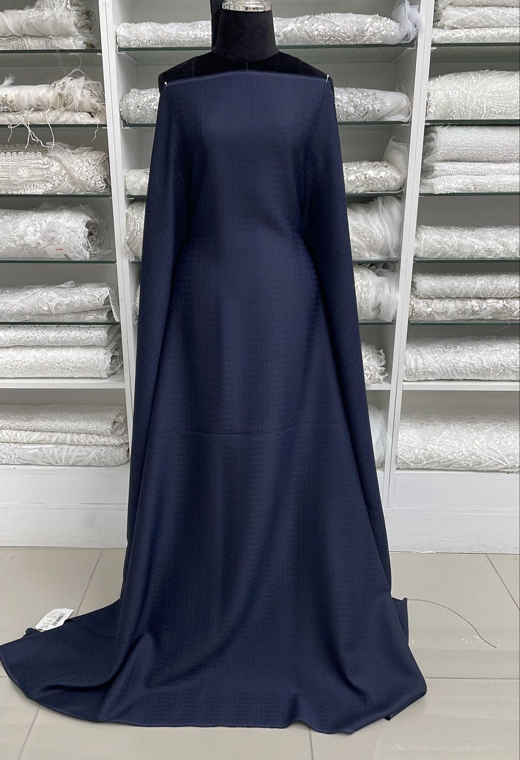 [ TL-GG-S16235-11 ] Taijen Linen Plain 150w Ink Navy per Meter