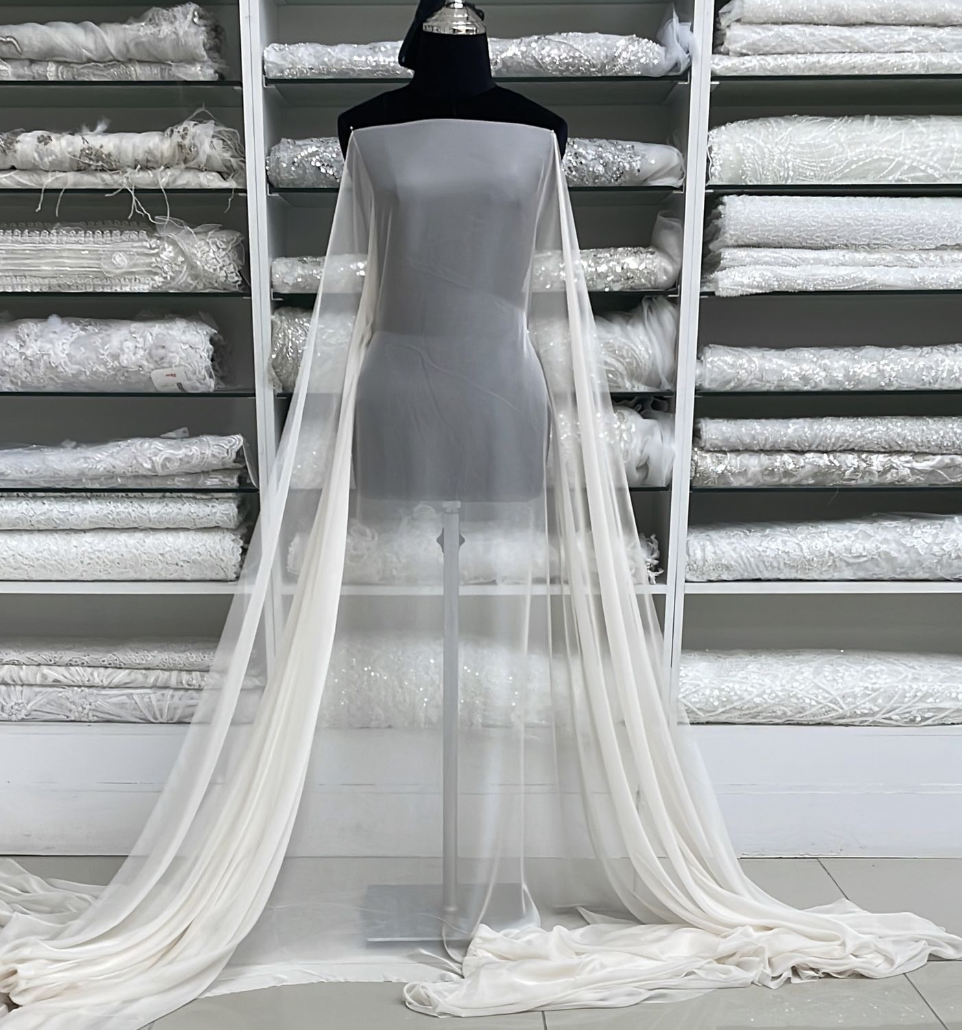 Chiffon 30D Silky Chiffon-per m-150-3-Champagne