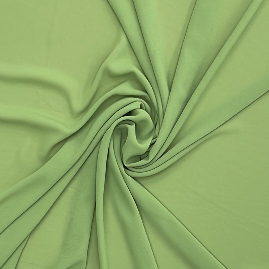 [ GD-G12A115-75 ] GEORGETTE DOUBLE 150CM - LIGHT GREEN per Meter