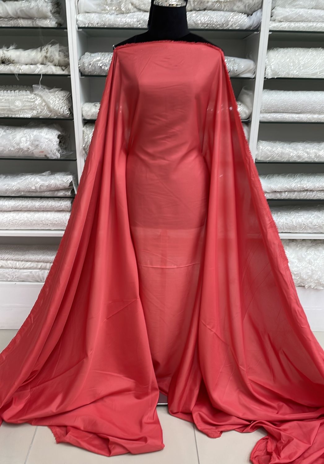 Pongee Lining-(per m)-150-95-Coral