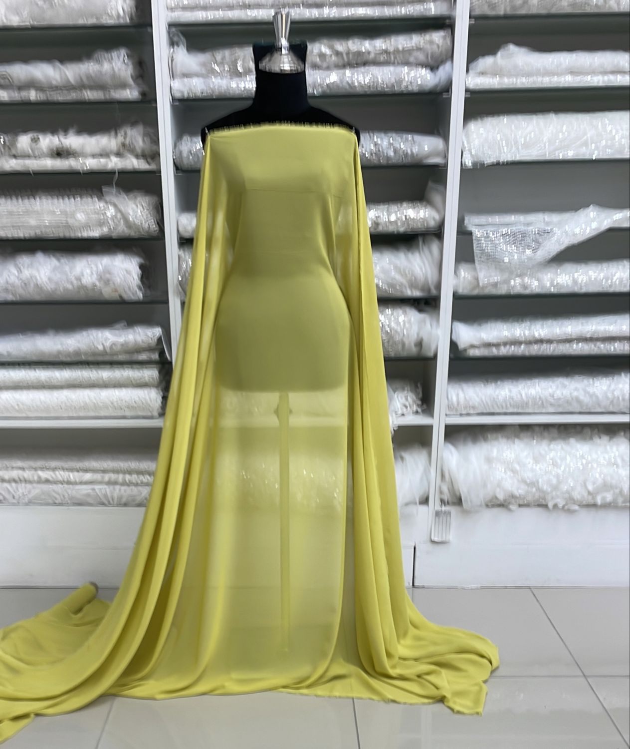 [ CHM-PB-A0758-42 ] Chiffon Multi 150W Citruse per Meter