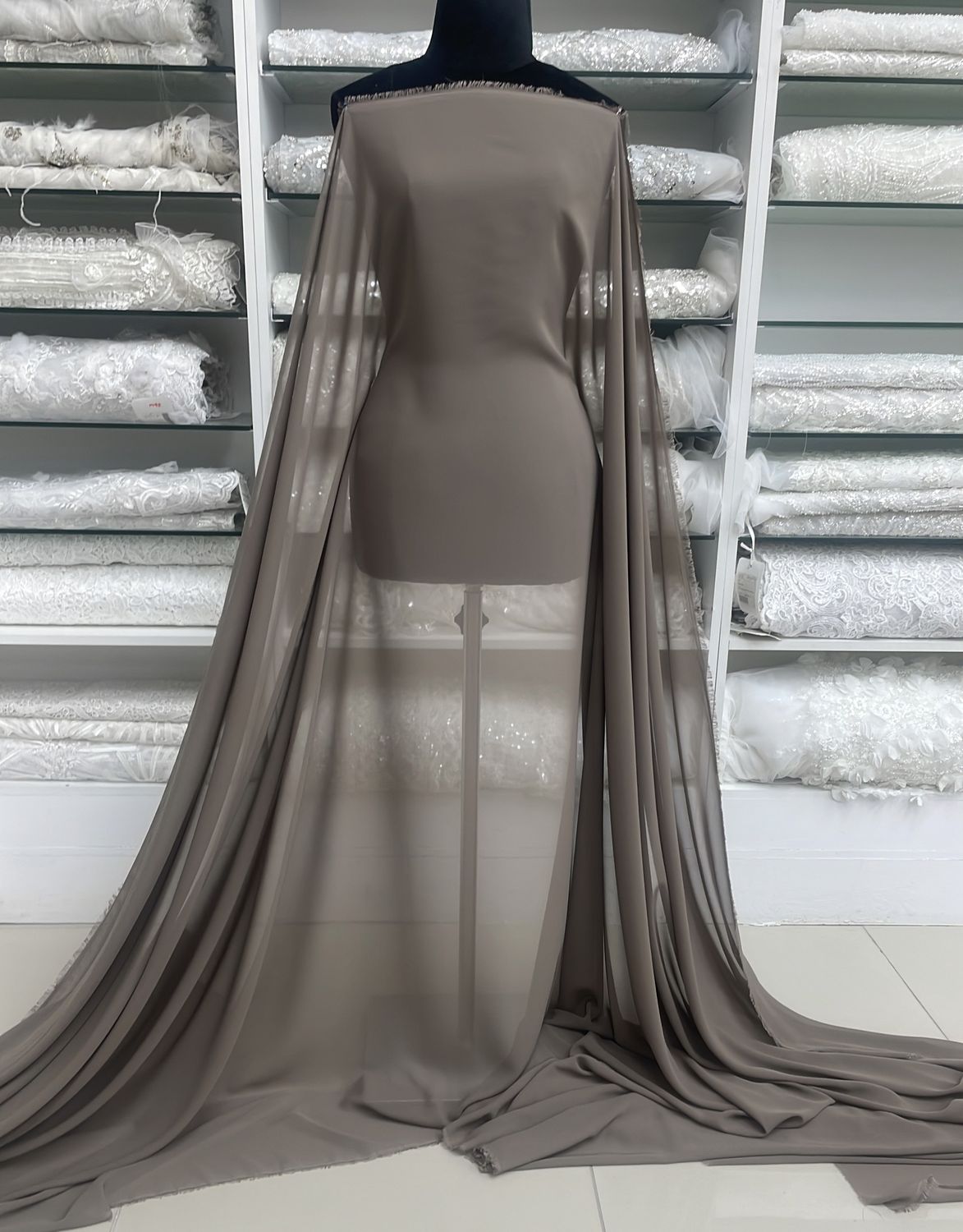 Chiffon [ CHM-PB-A0758-76A ] Chiffon Multi 150W Mocca per Meter