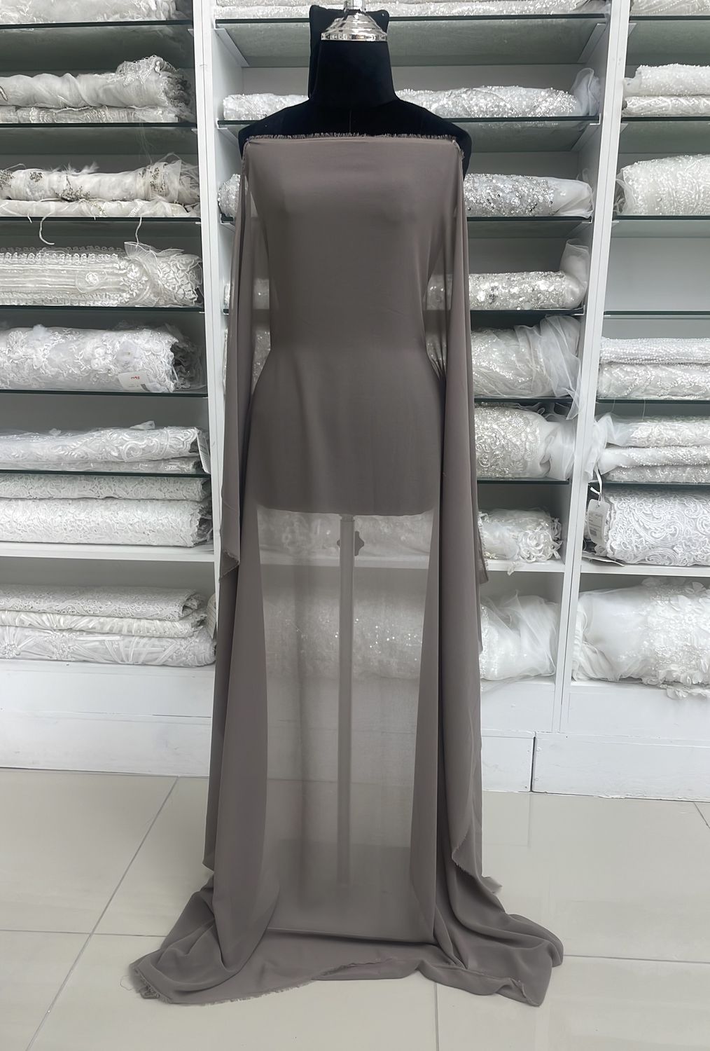 Crepe [ PC-GG-W1611-06 ] Pebble Crepe GGT 150w Mocca per Meter