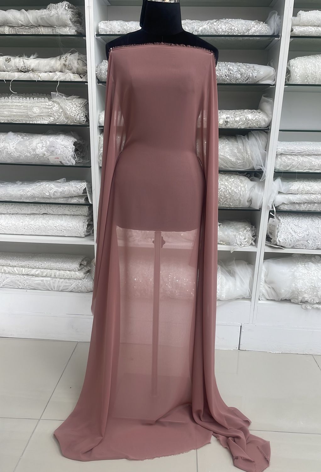 Chiffon [ 16878 ] Chiffon InterlockTwistYarnFrench/150/5g/Potpourri per Meter