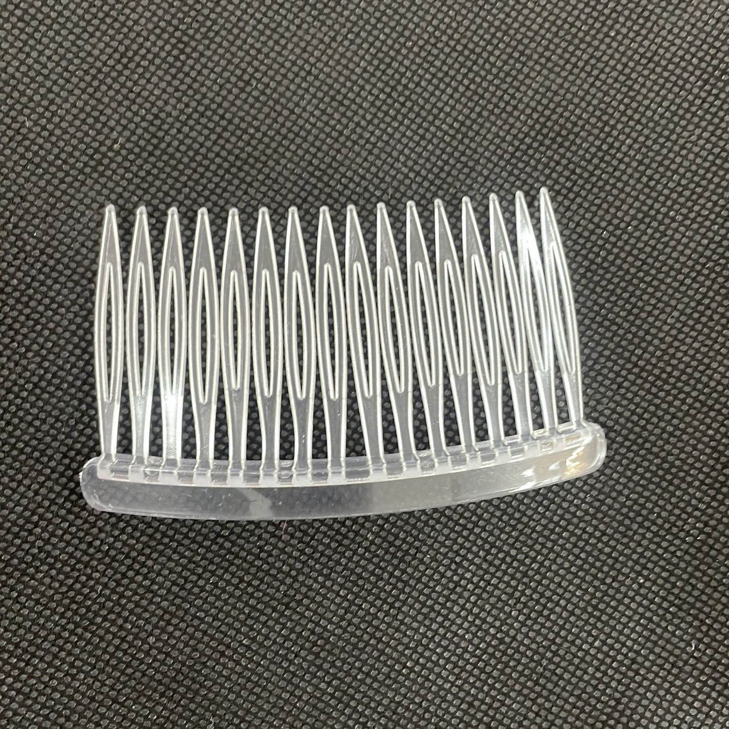 Comb for Hair &amp; Veil (Plastic &amp; Curved) - 16 teeth-(each)-16-01-Plastic