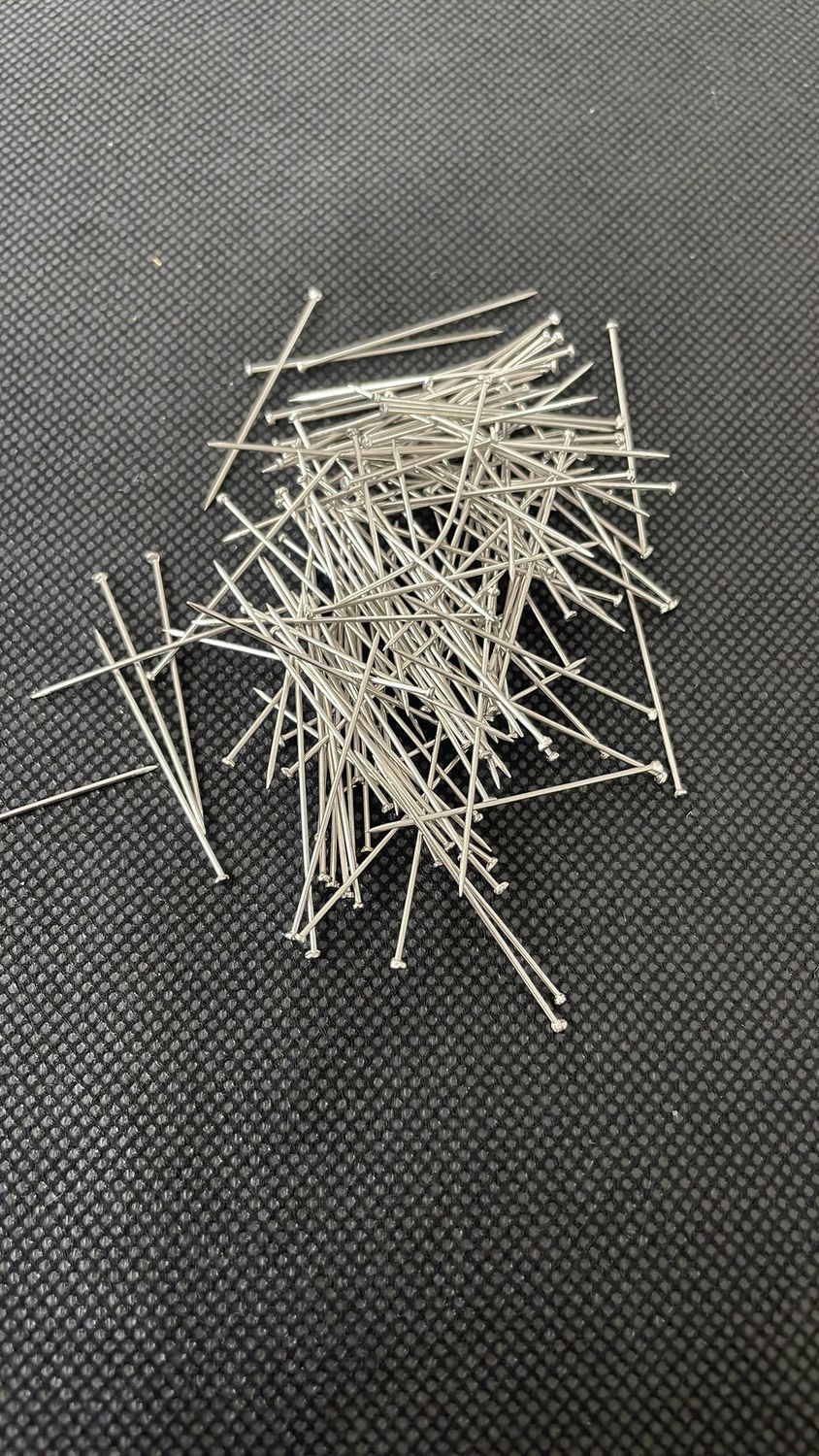 Dressmaker Pins - 34mm x 0.60mm-(per Tub)-34-S1-Steel