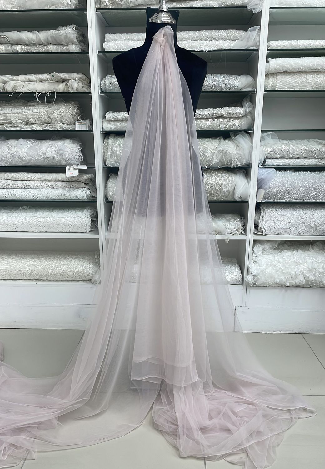Dull Tulle (3m wide)-(per m)-300-7-Moonbeam