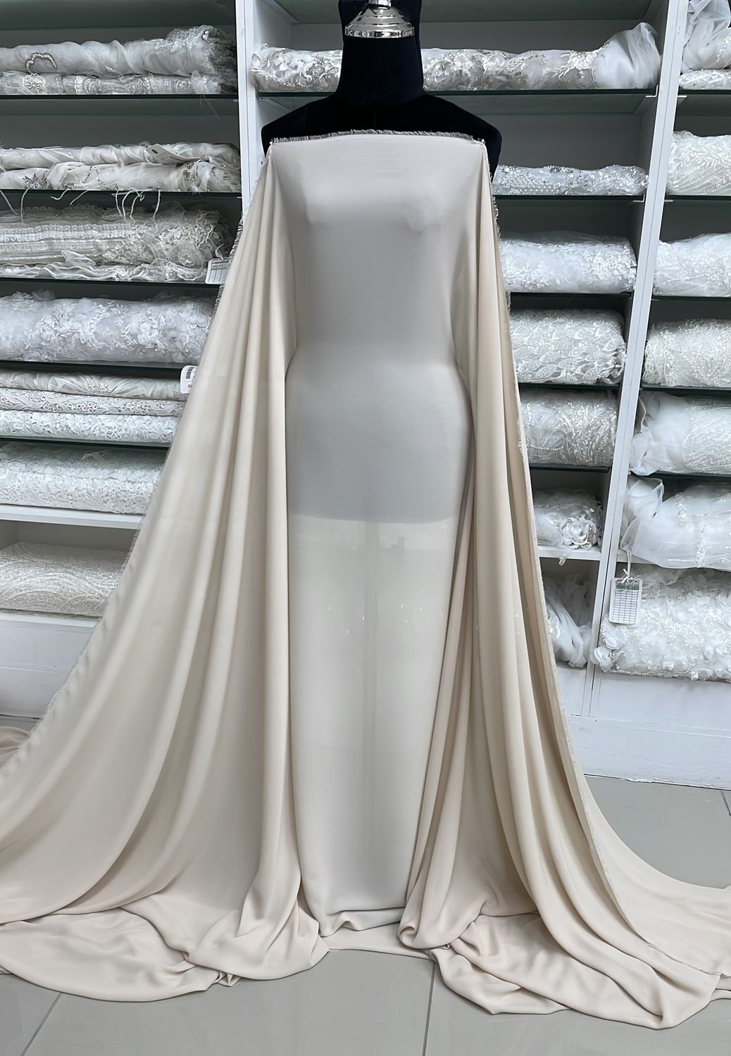 Milk Georgette-(per m)-150-13-Pearl