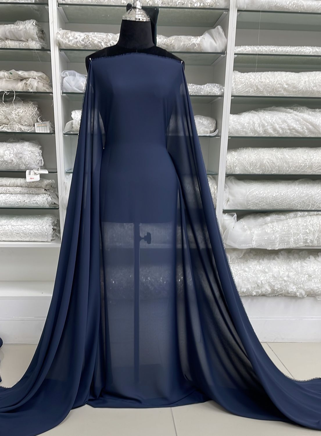 Milk Georgette-(per m)-150-09-Ink