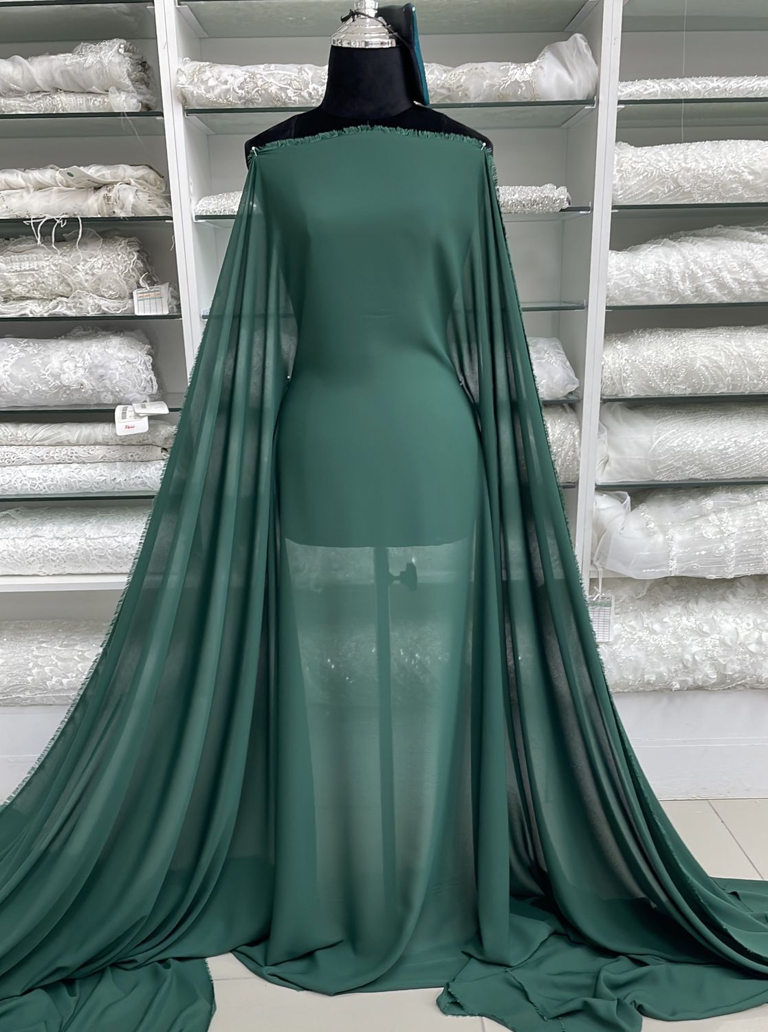 Milk Georgette-(per m)-150-06-Bottle