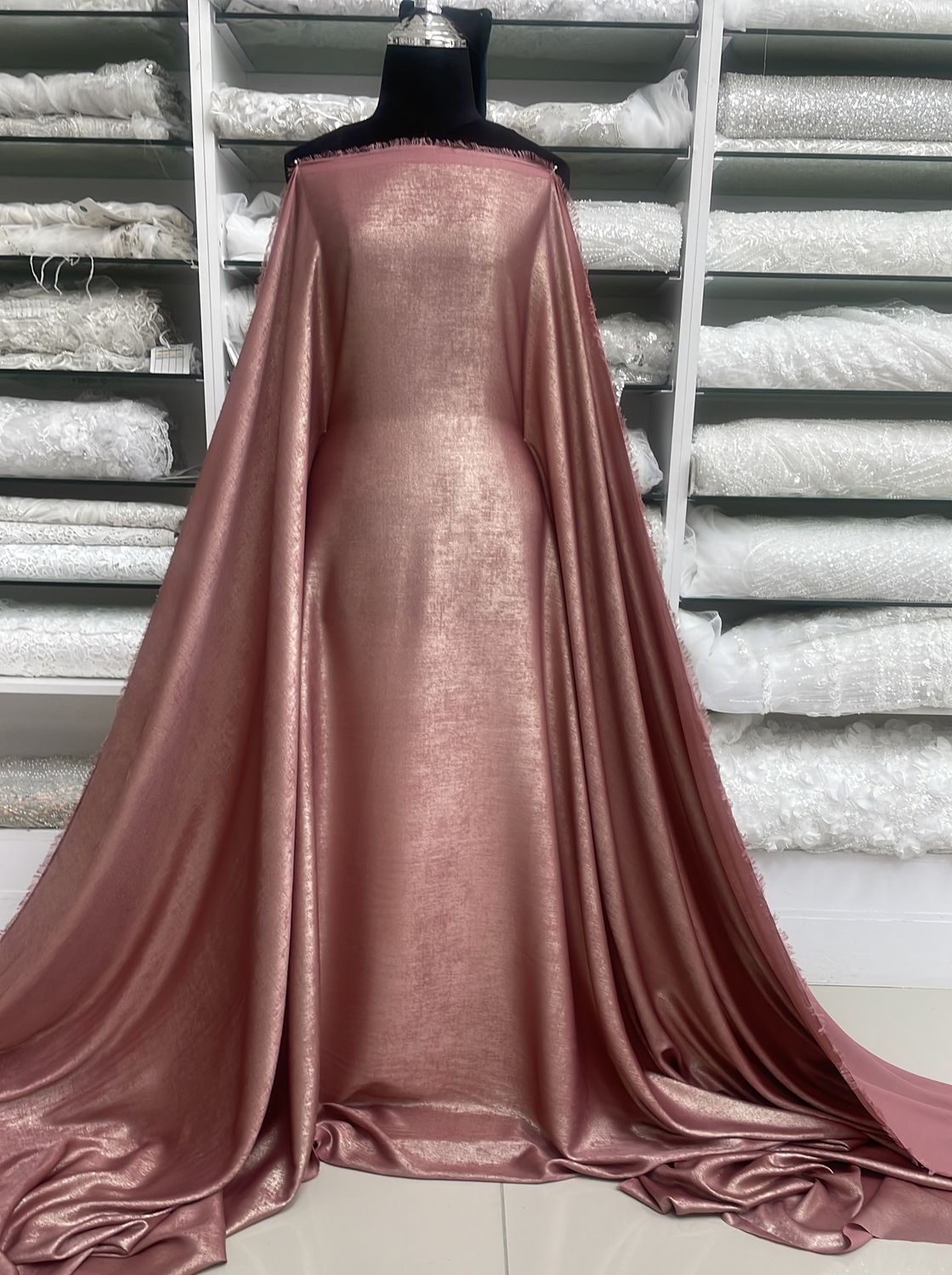 Glamour Gold Satin-(per m)-150-04-Deco Rose
