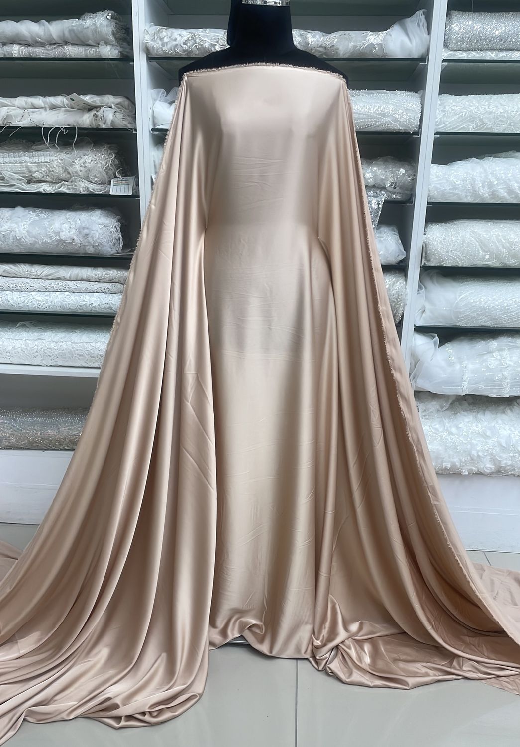 Armani Satin-(per m)-150-02-Light Base (Nude)