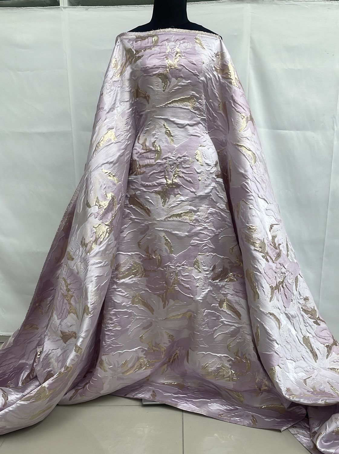 Dress Fabric Brocade-per m-150-02-Lilac