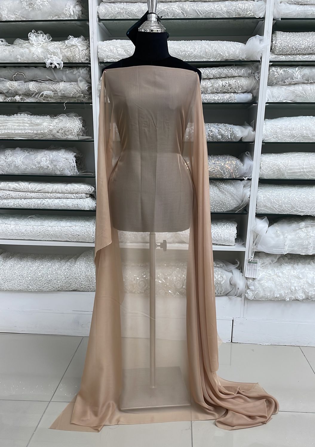 [ CHS-JNJ-1504-34 ] Silky Chiffon 145-CINNAMON per Meter