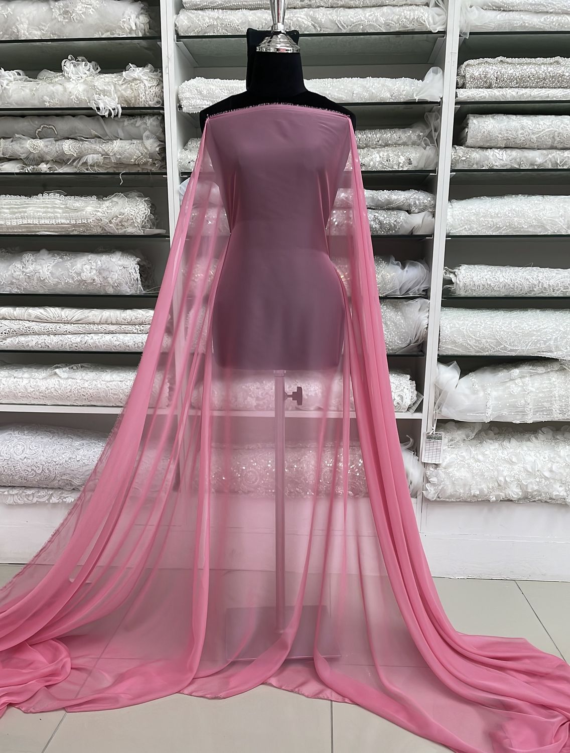[ CHS-UF-CSO-3 ] Chiffon Silky - 150W - Pink per Meter