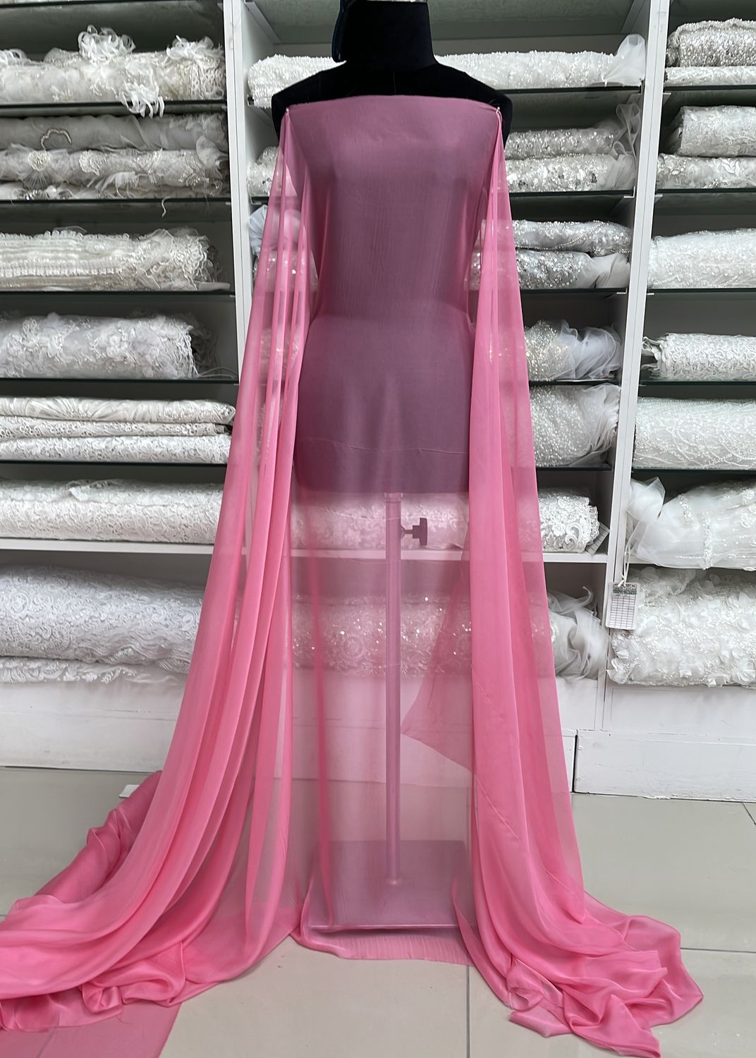 Chiffon [ CH30DMHJ4689-11 ] Chiffon 30D 150w Rose pink per Meter