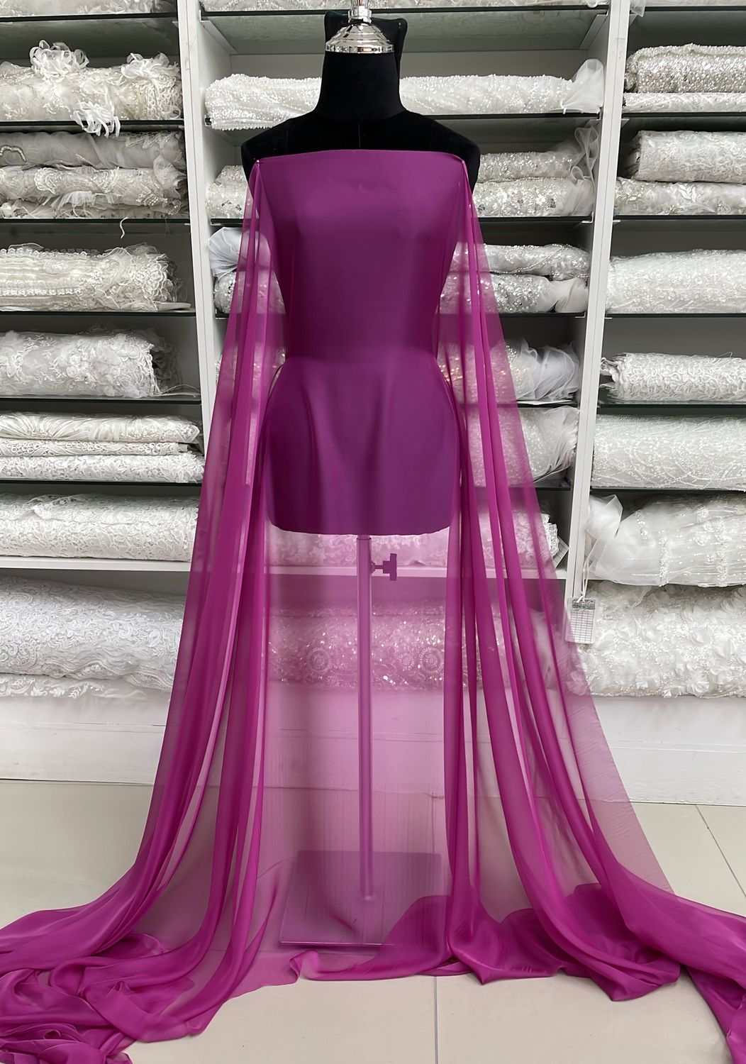 [ CHS-JNJ-1111-A ] CHIFFON SILKY - 150CM - ALL per Meter