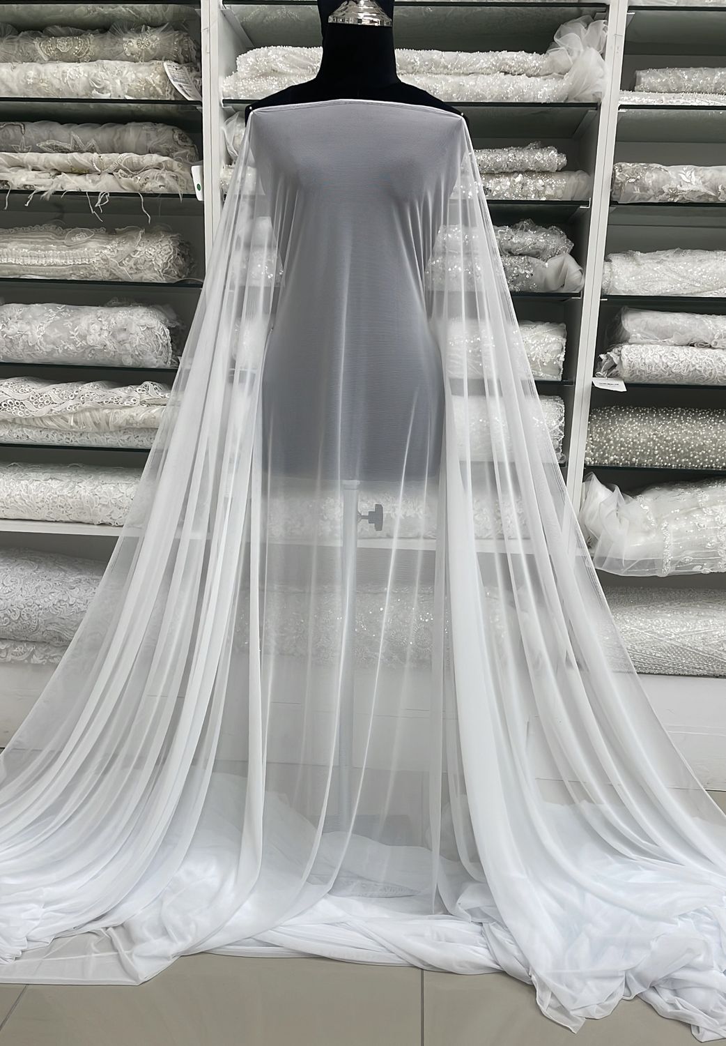 Power Mesh-(per m)-150-03-White