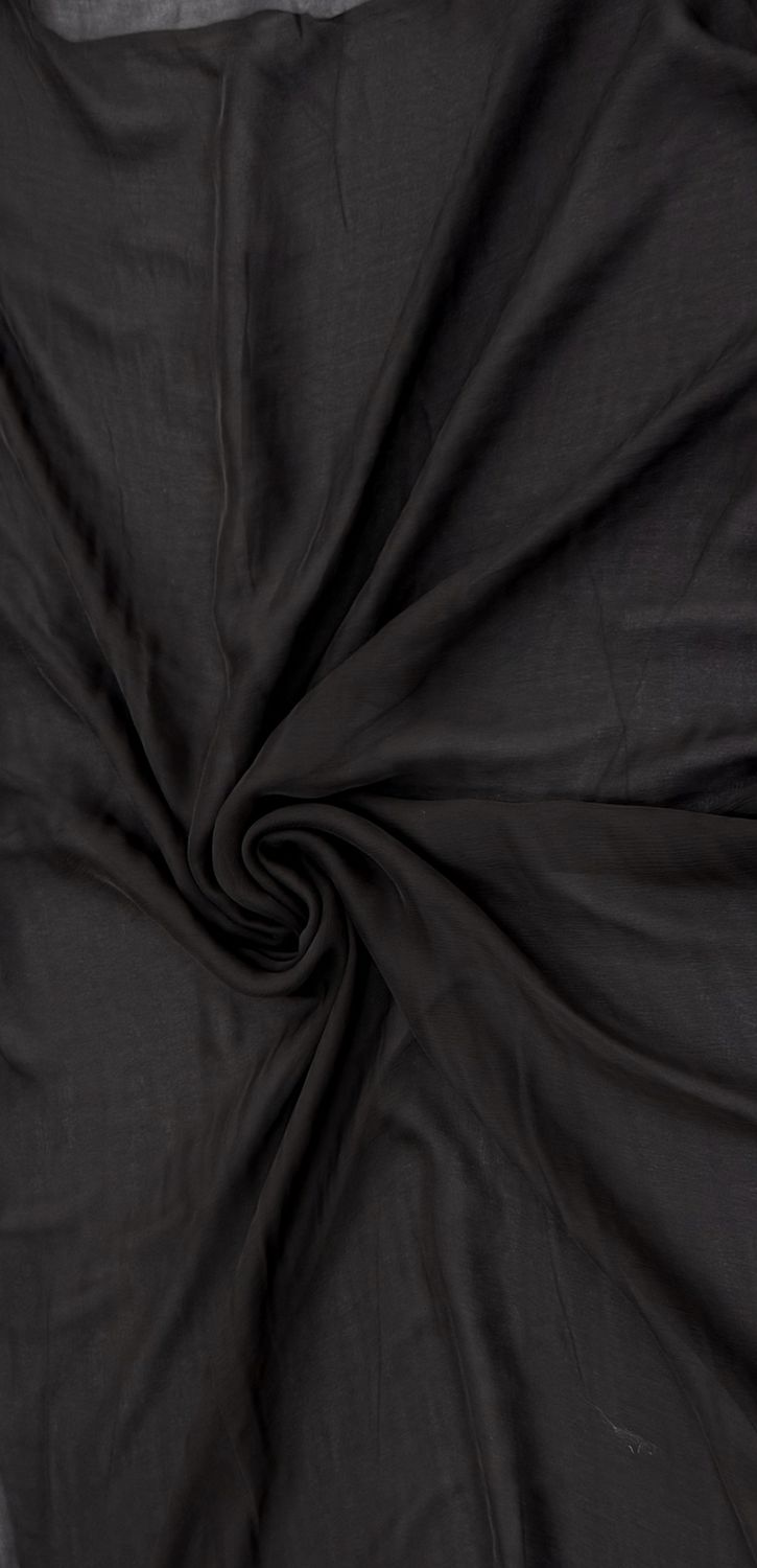 Silk [ 21616 ] Silk Chiffon Krinkle/137/5g/Chocolate per Meter