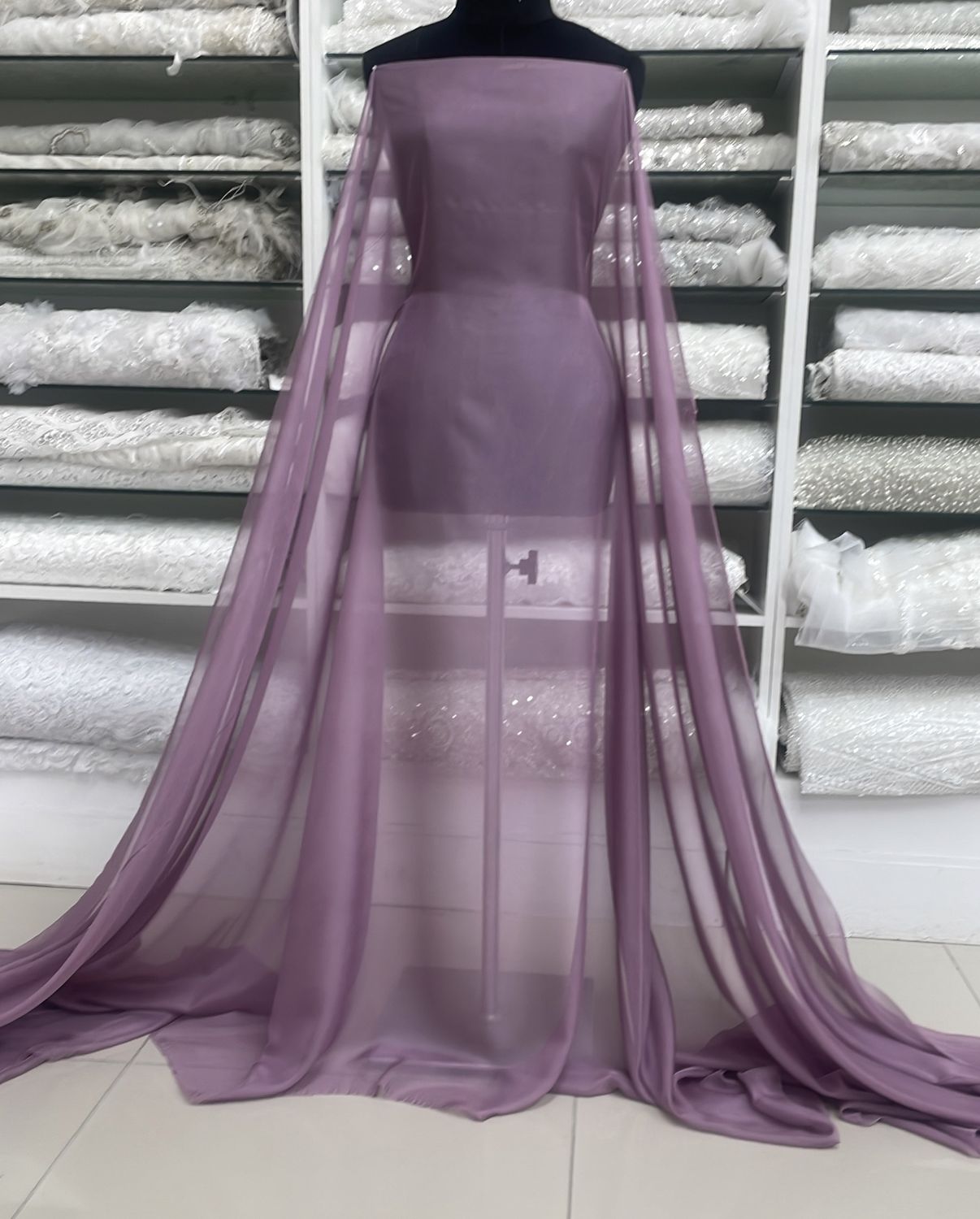 Chiffon [ 24200 ] Silky Chiffon 30D PlnDyed-23-150-23-Musk per Meter