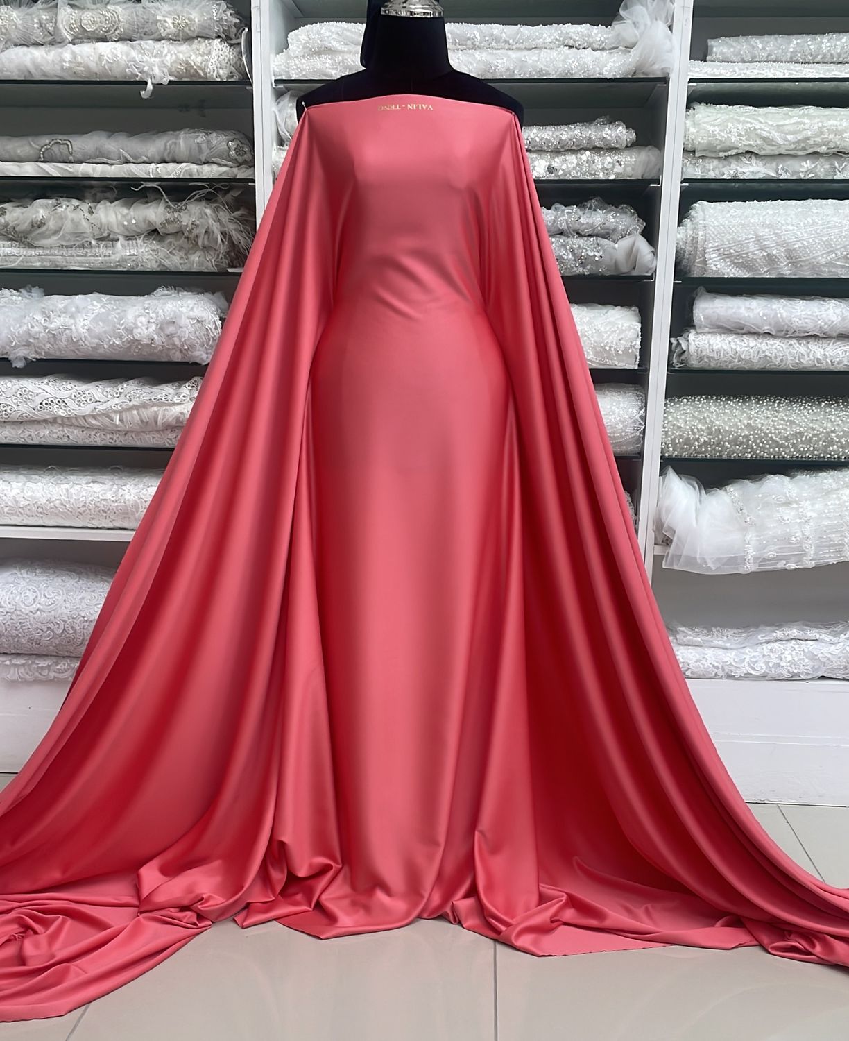 [ SVM-RO-15004-52 ] Satin Valentine Matt 150-CORAL per Meter