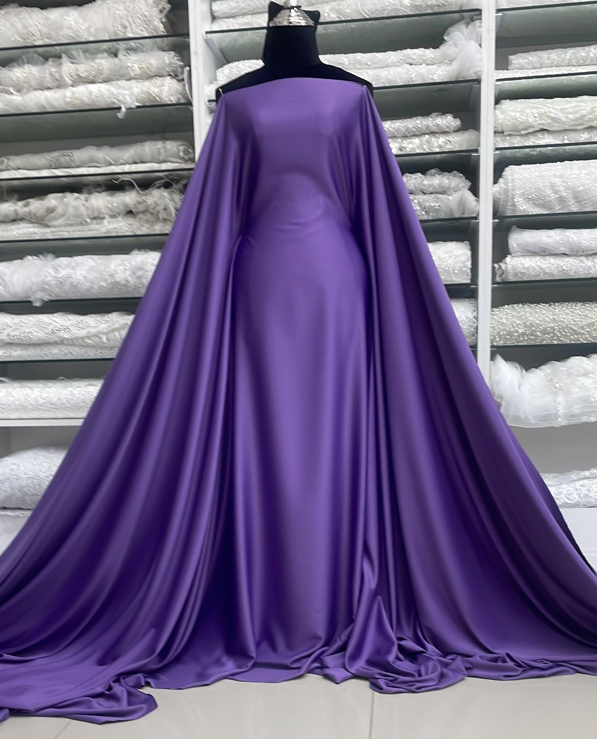[ SVM-RO-15004-45 ] Satin Valentine Matt 150-PURPLE per Meter