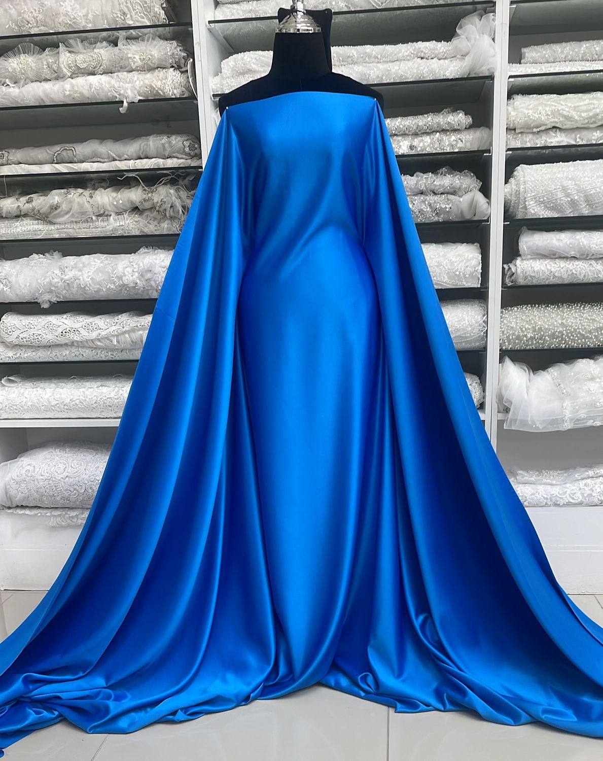[ VMS-PO-20042-1 ] ValentinoMattSatin-150-TEAL per Meter