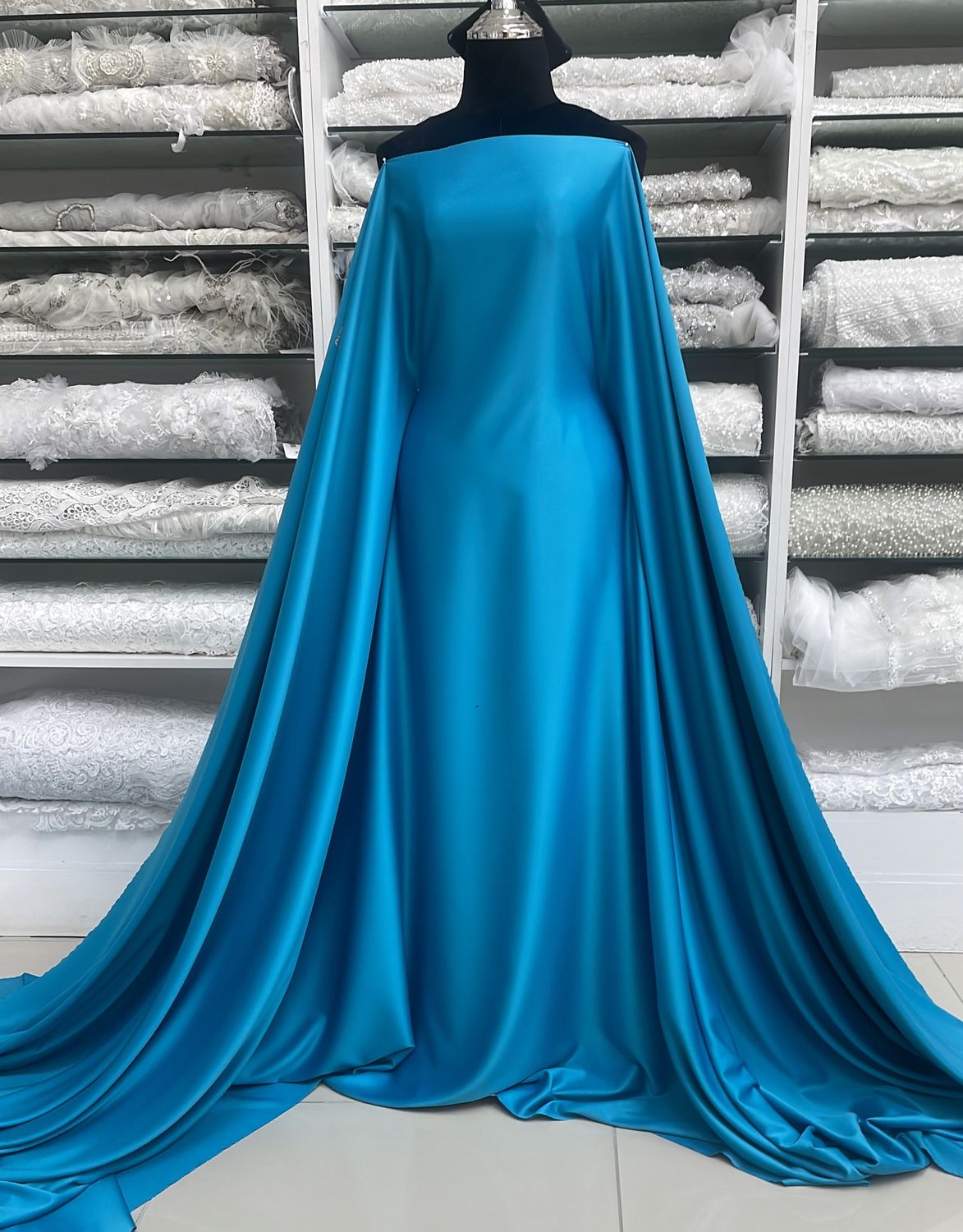 [ SVM-RO-15004-50 ] Satin Valentine Matt 150-AGUA per Meter