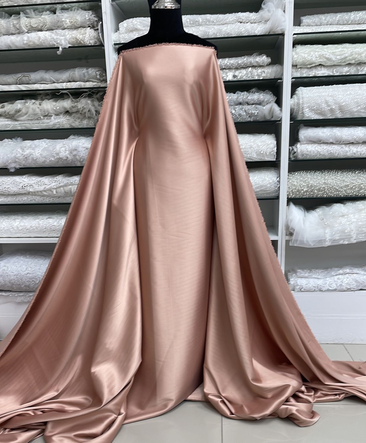 Satin Milano-per m-150-F45-Salmon