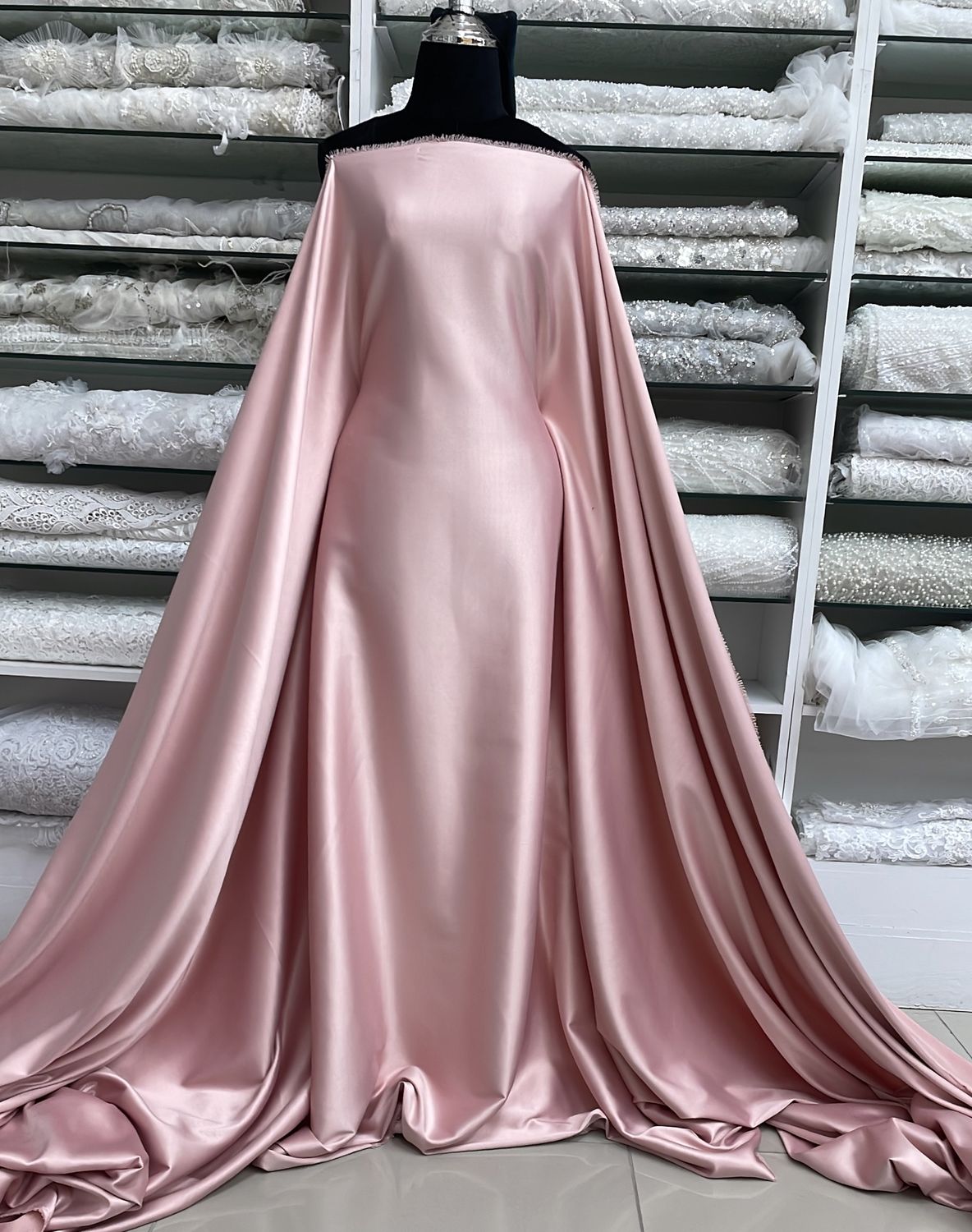 Satin Milano-per m-150-F10-Dusty Pink