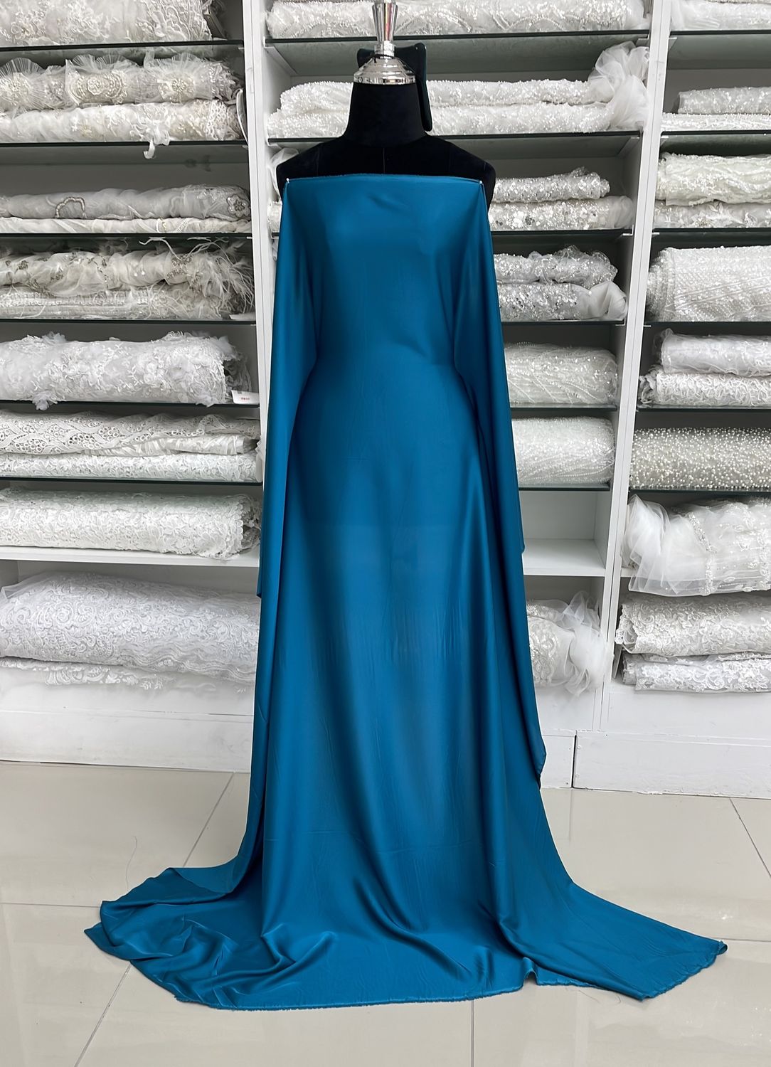 [ 24649 ] Armani Satin-150-19-Petrol per Meter