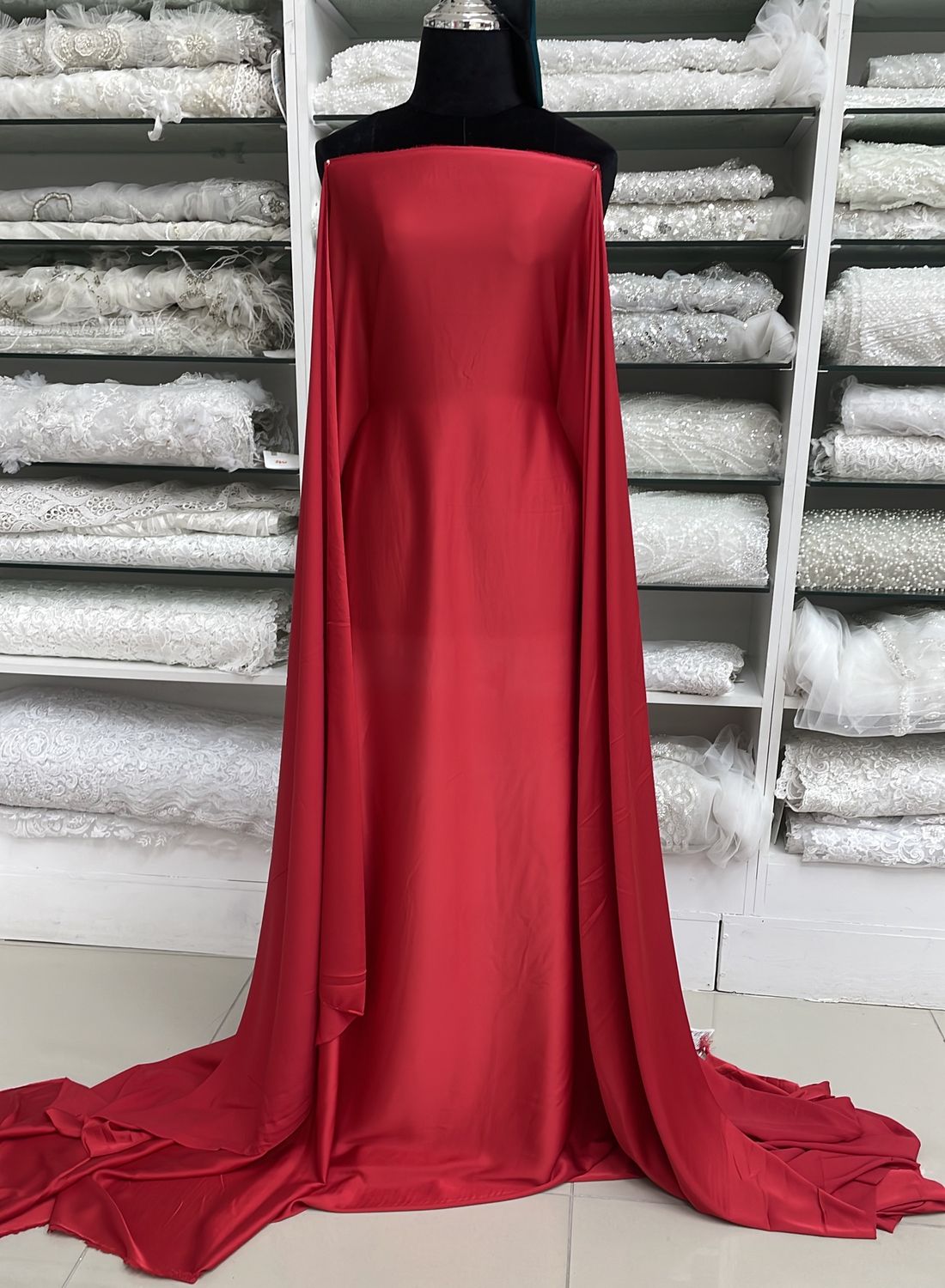 [ 25310 ] Armani Satin-150-593-Salsa Red per Meter