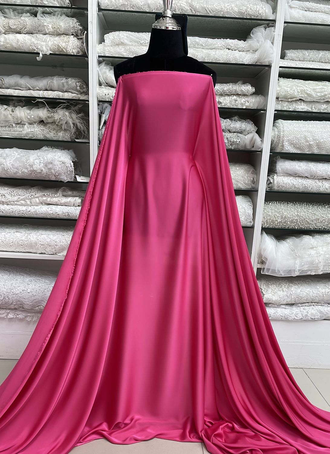 [ 25306 ] Armani Satin-150-540-Cabaret Pink per Meter