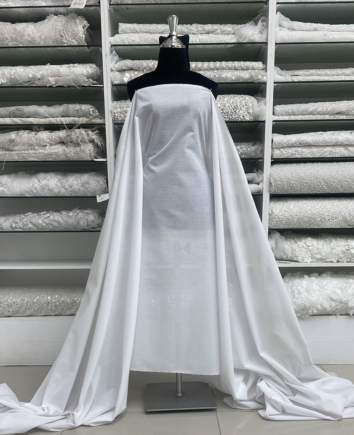 [ 25242 ] FUSING COTTON-HTC-6112 - HEAVY-112cm-03-WHITE per Meter