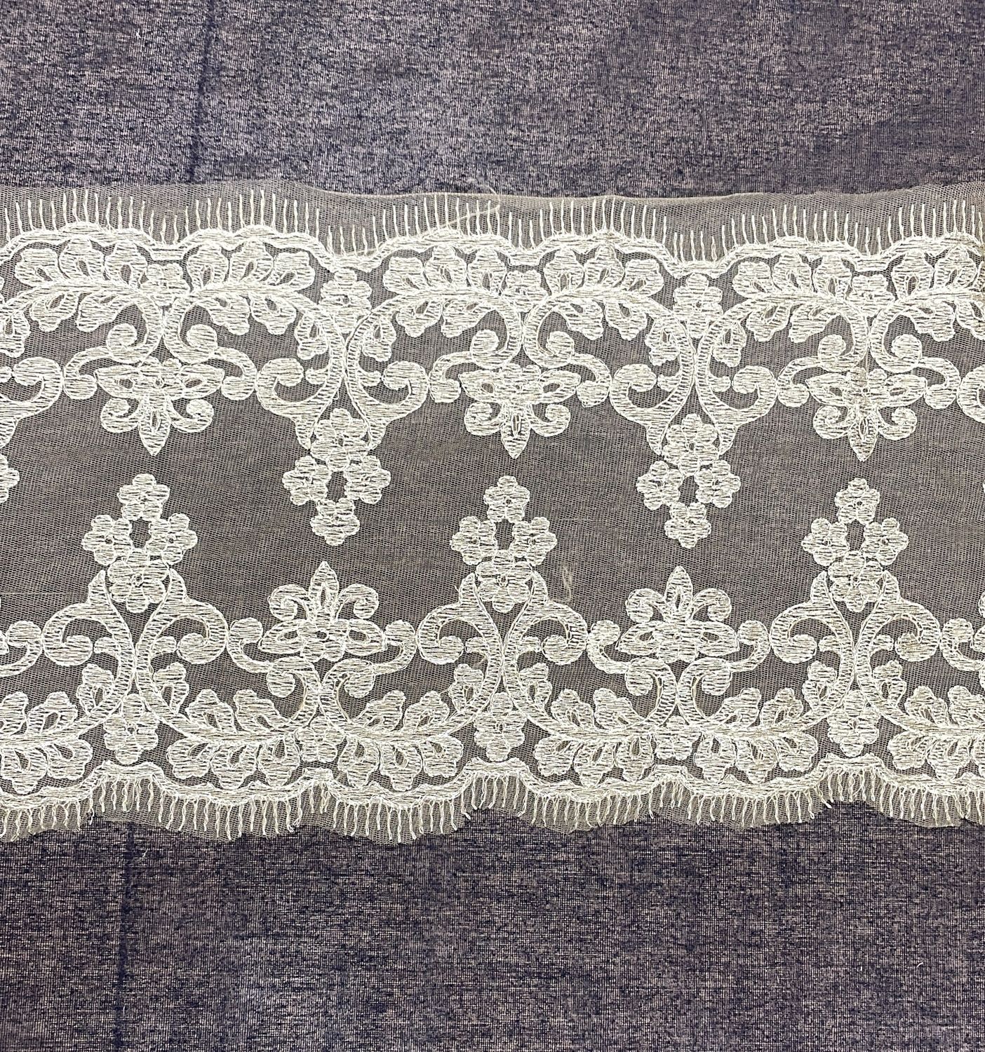 [ LAMB-RA-655-1 ] LaceMetalicBorder25cm-GOLD per Meter