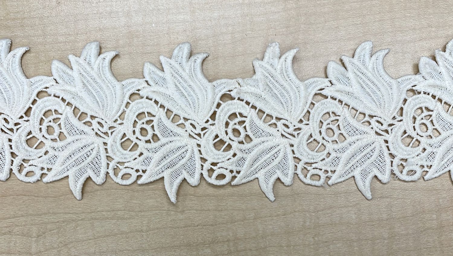 [ 15544 ] Lace Cotton Braid/10cm/5g/CREAM per Meter