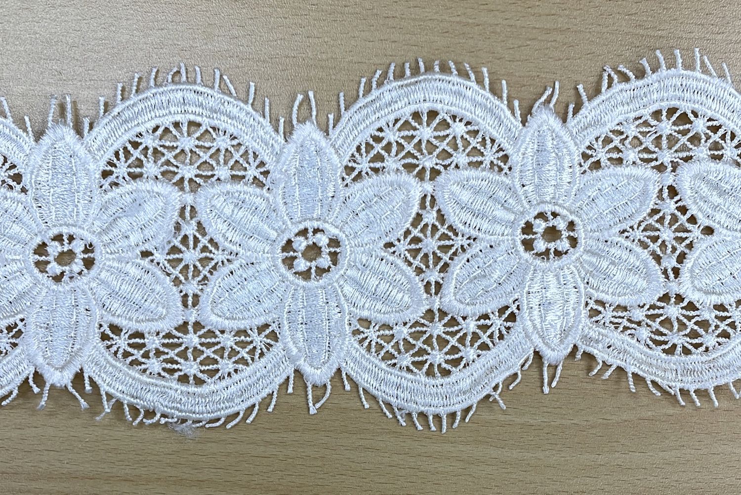 [ LACH-AF163F35-2 ] LACE CHEMICAL 10CM - CREAM per Meter