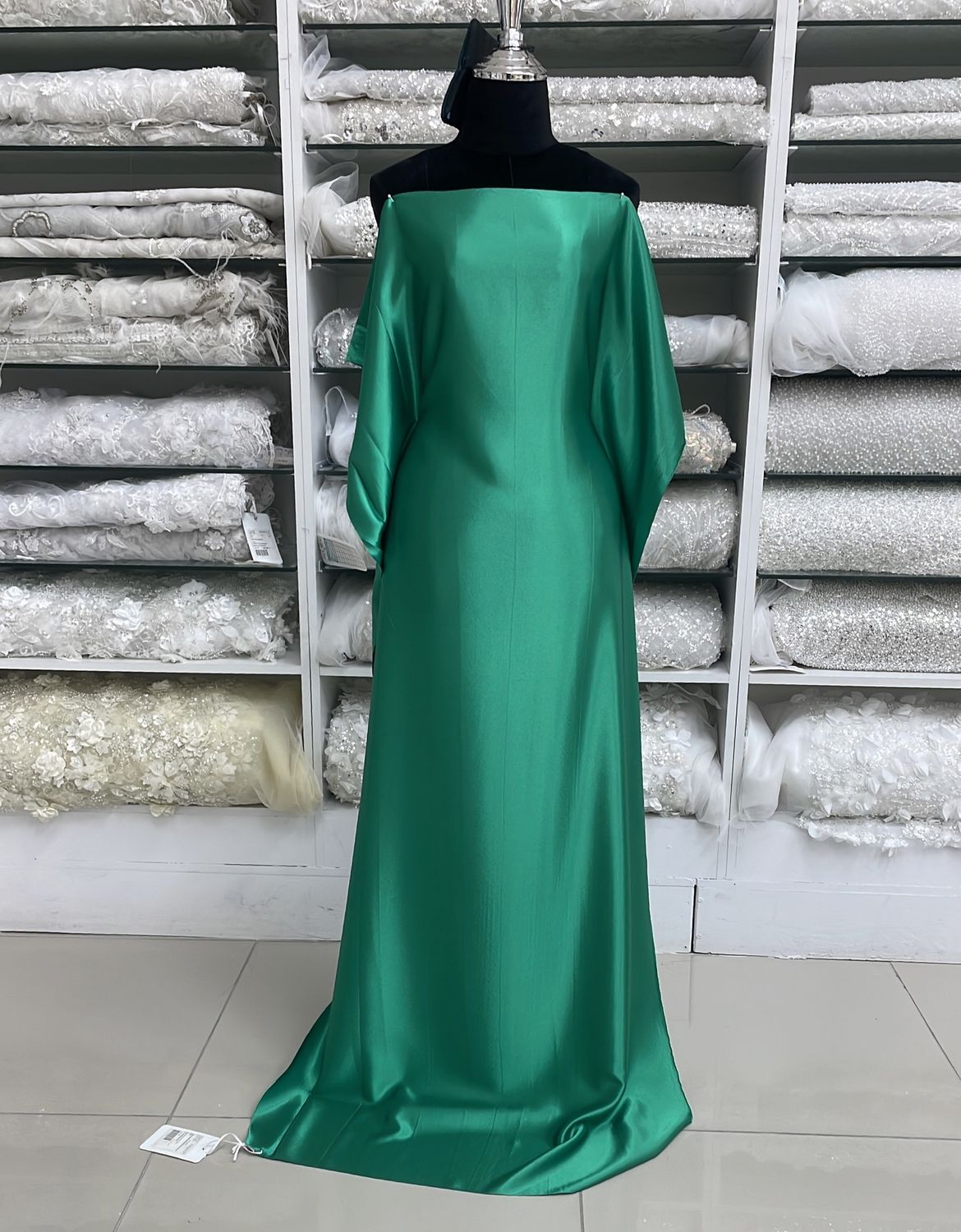 [ 16857 ] Satin Non Stretch Plain Dyed/150/5g/JEWEL per Meter