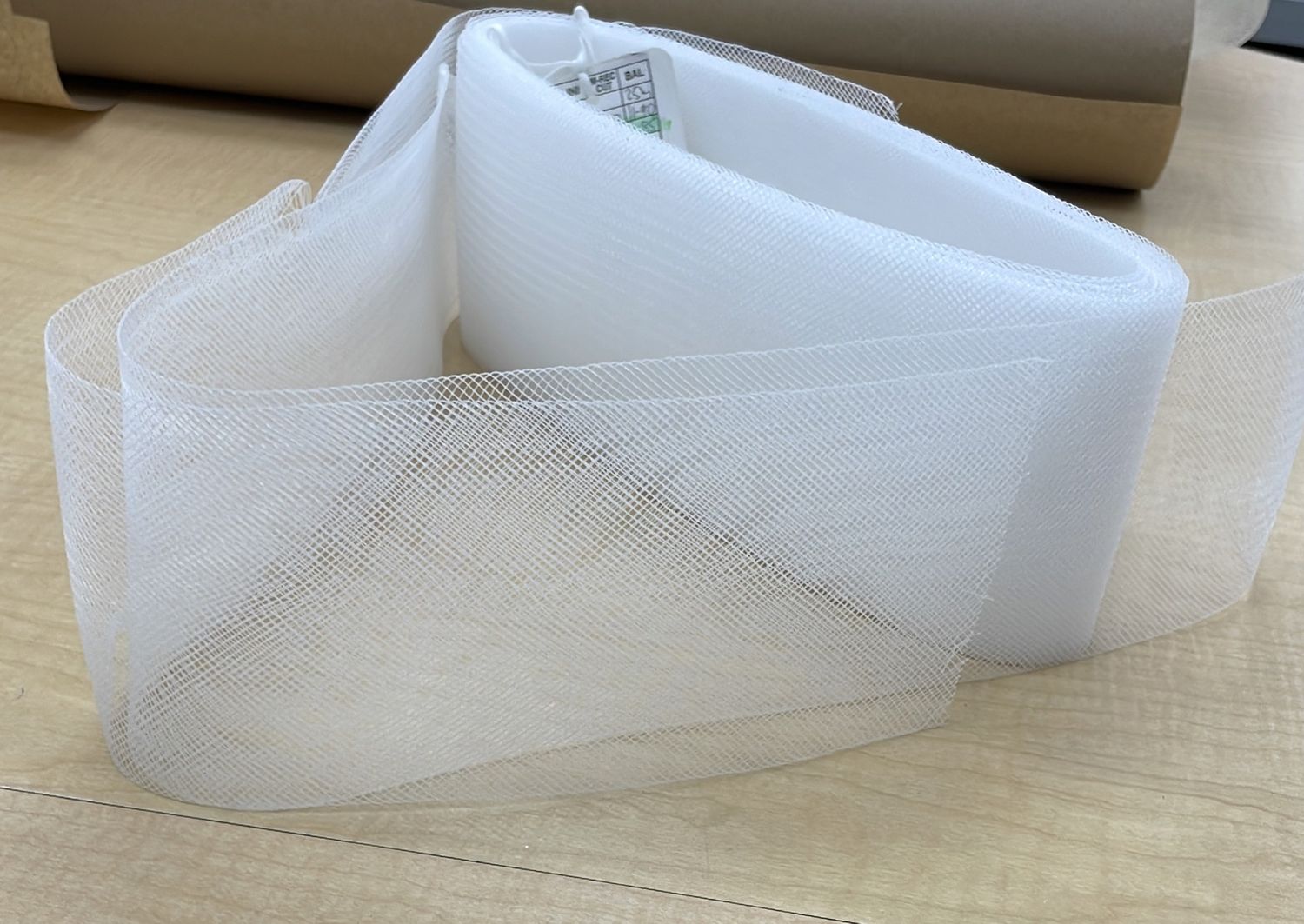 [ 25238 ] Crinolene-10cm-01-WHITE per Meter