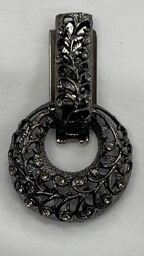 [ BUCD-ASA-KA1778 ] Buckle Diamante 6mm Black per Each