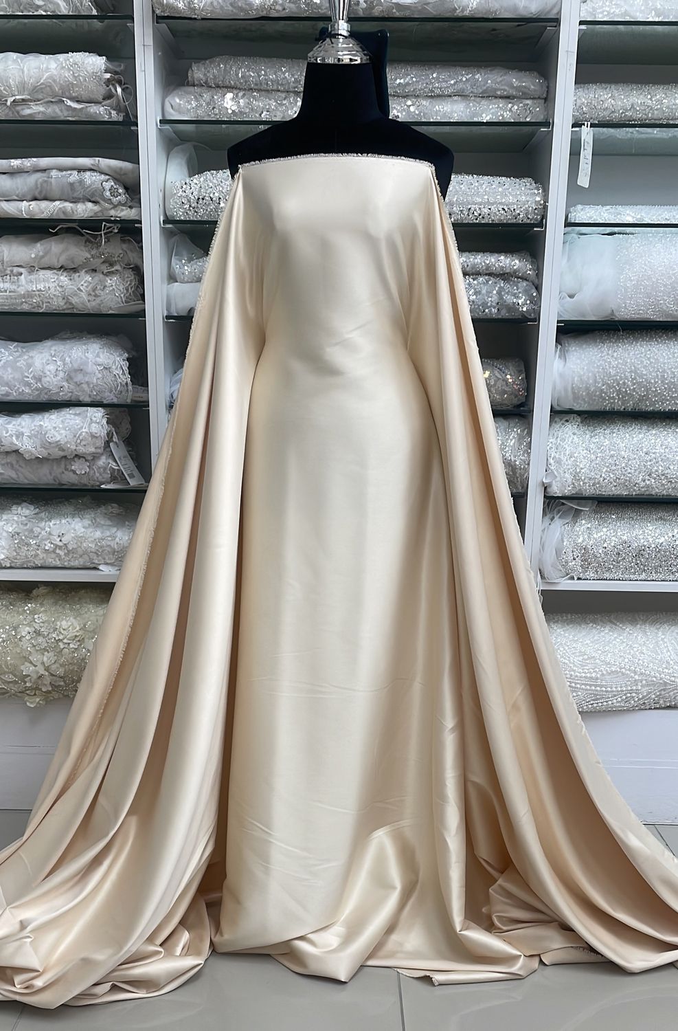 Satin Milano-per m-150-F26-Wheat