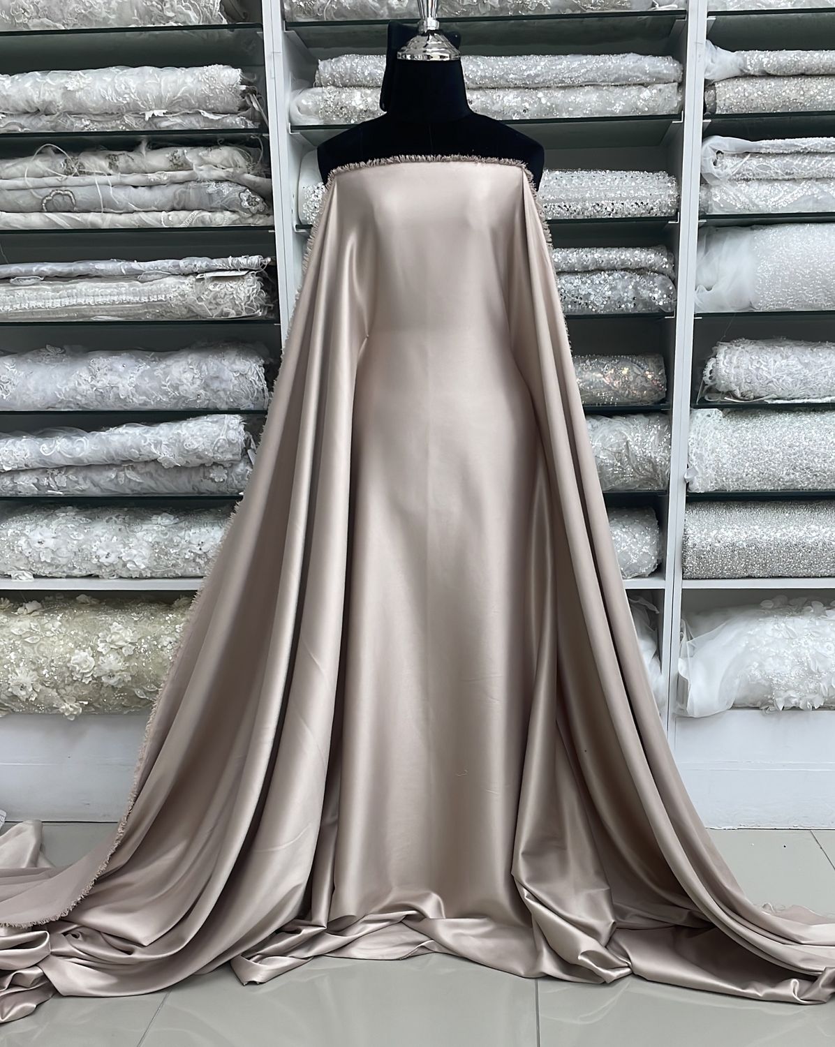 Satin Milano-per m-150-F20-Nude