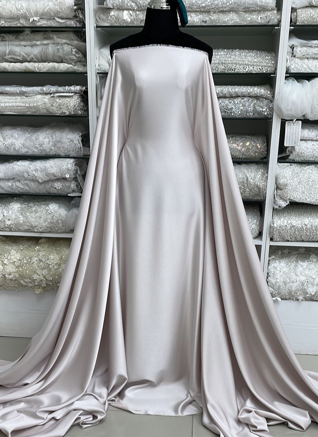 Crepe [ 18832 ] Crepe Crispy Plain Dyed/150cm/5g/BLUSH Col 19 - per Meter