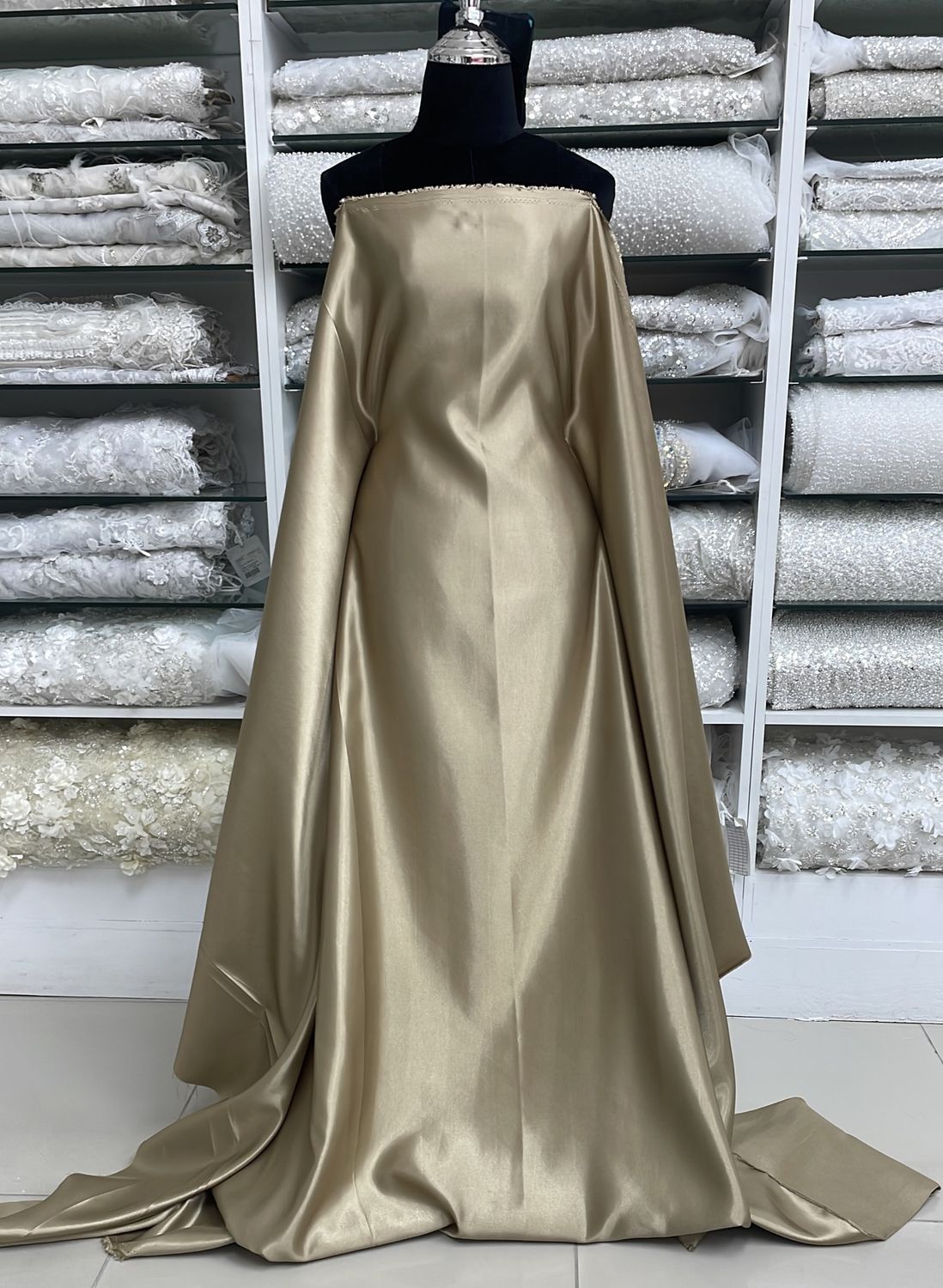 [ TS-GG-S15-264/5 ] Thai Silk - 150w - Old Gold per Meter