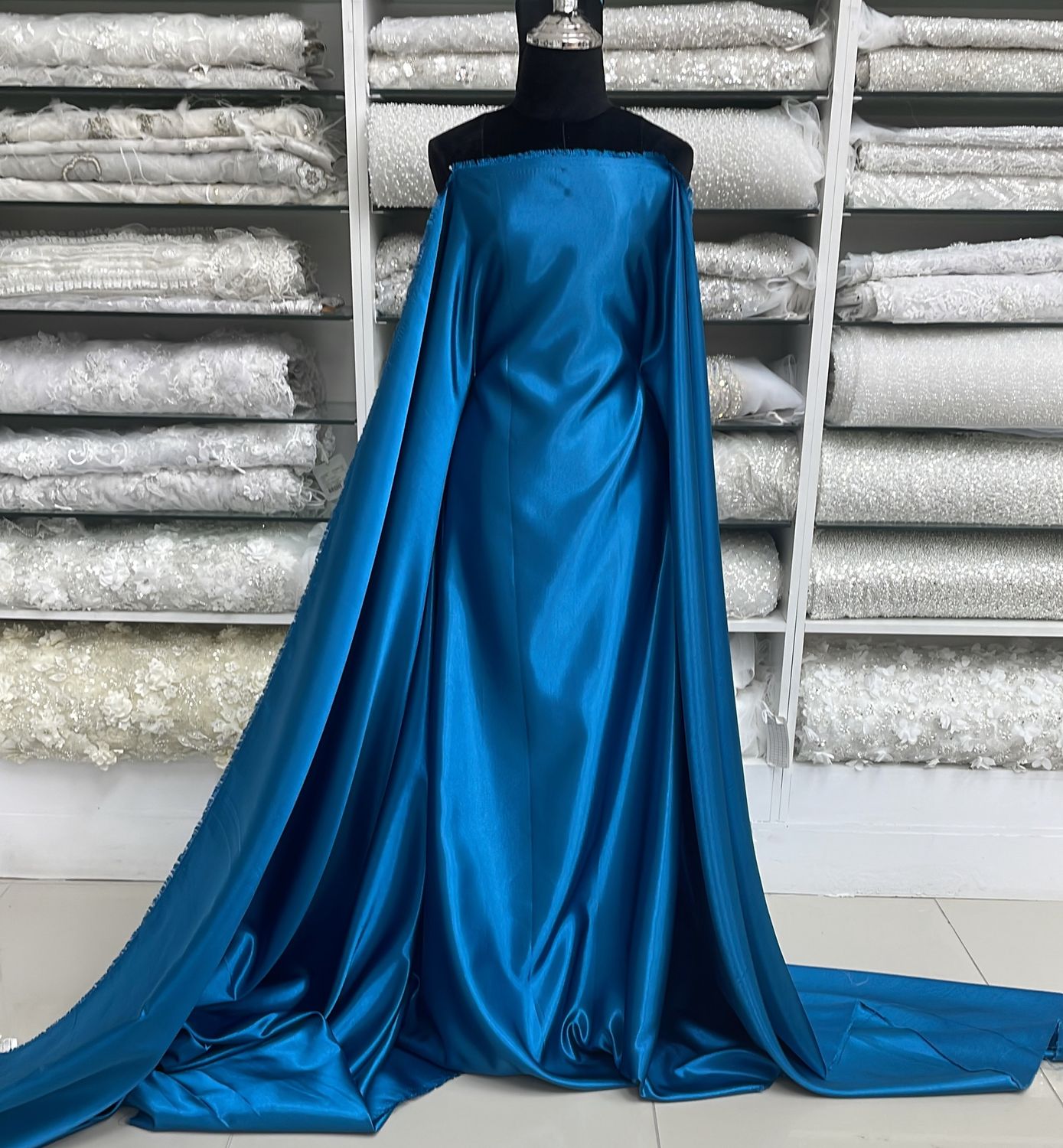 [ TS-GG-S15264/21 ] Thai Silk - 150w - Jade Blue per Meter