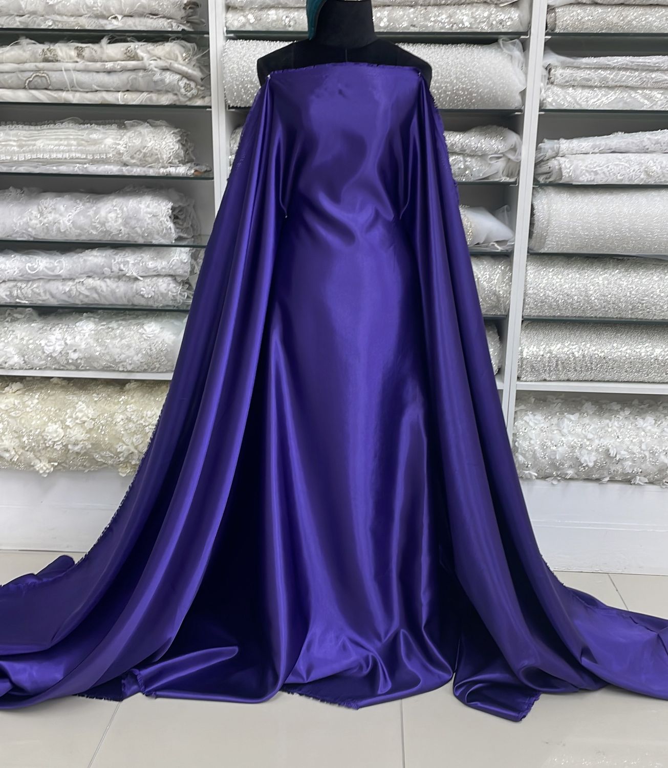 [ TS-GG-S15264/16 ] Thai Silk - 150w - Purple per Meter