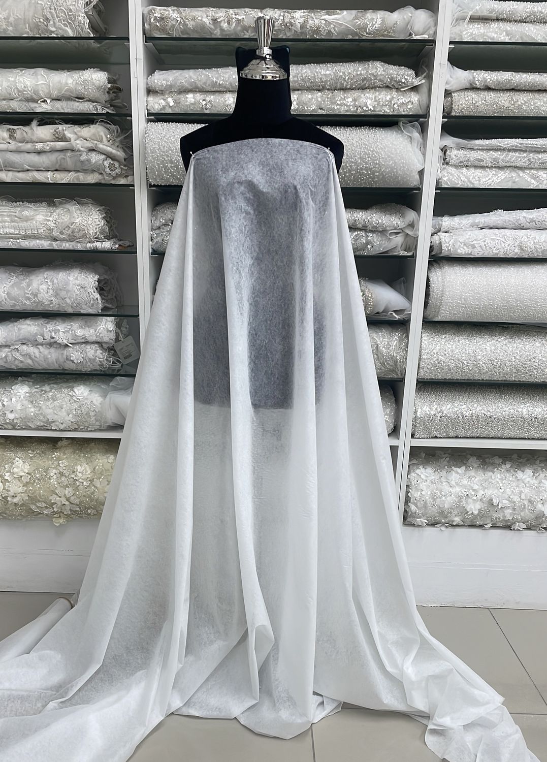 [ 19404 ] VileneMedWeightBlouse/Dress/150cm/35g/White per Meter