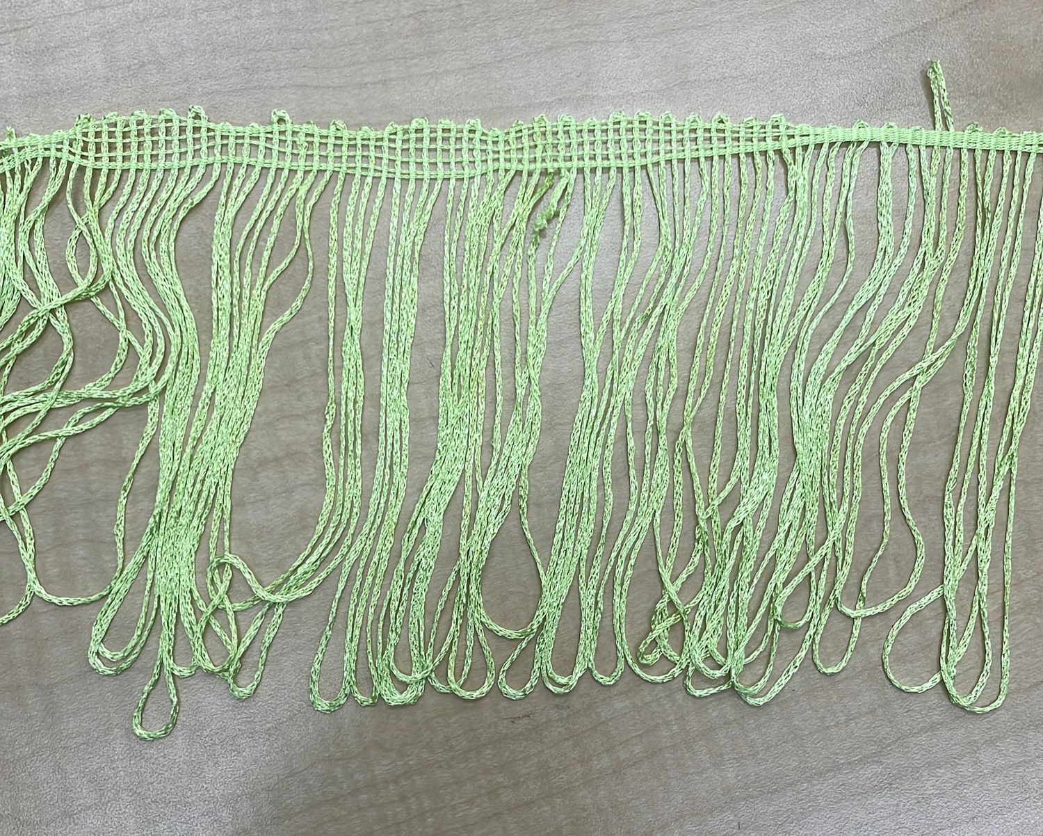 [ FR-AF-515C-13 ] FRINGE 15CM - LIME per Meter